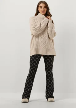 zwarte notre-v flared broek nv celeste flared pants