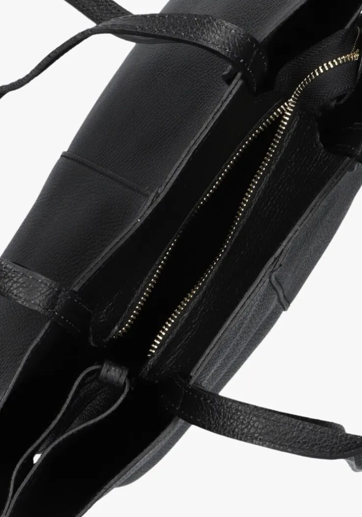 zwarte notre-v schoudertas martha