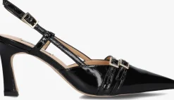zwarte notre-v slingbacks 7212