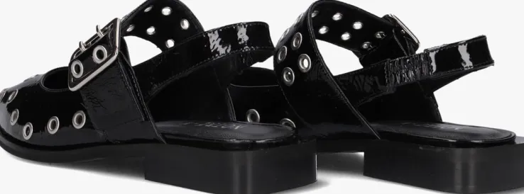 zwarte notre-v slingbacks 08-236