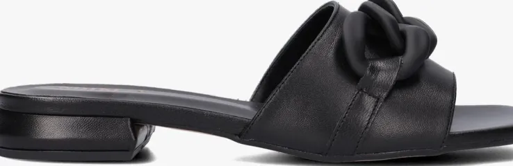 zwarte notre-v slippers 1331