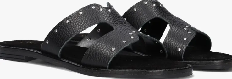zwarte notre-v slippers 22743