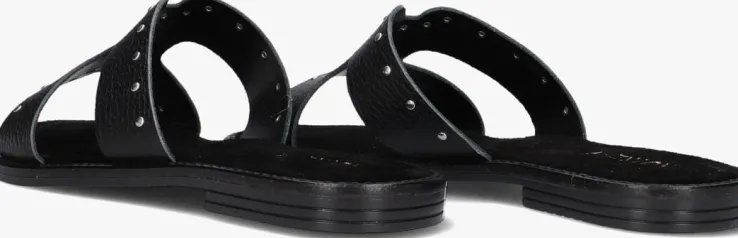 zwarte notre-v slippers 22743