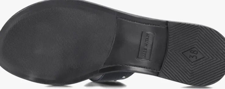 zwarte notre-v slippers 22743