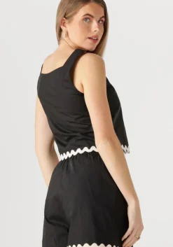 zwarte notre-v top nv-francine