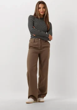 zwarte notre-v tops & t-shirts nv-eelke round neck