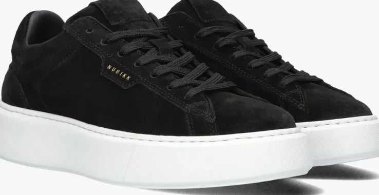 zwarte nubikk lage sneakers vince tora dames