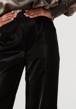 zwarte nukus pantalon josephine pants shiny