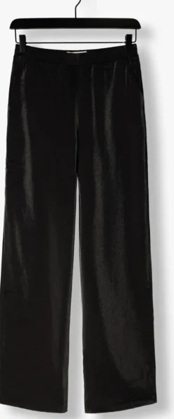 zwarte nukus pantalon josephine pants shiny