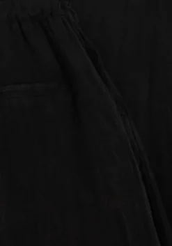 zwarte nukus wijde broek silky pants