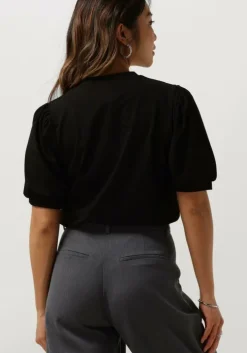 zwarte object top objcaroline s/s top