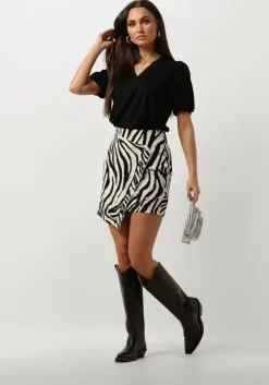 zwarte object top objcaroline s/s top