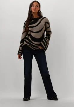 zwarte object trui objdiana lo l/s knit pullover