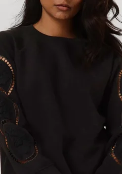 zwarte object trui objdorina lo l/s sweat top
