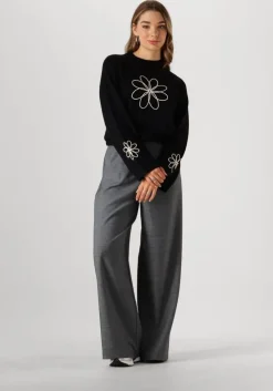 zwarte object trui objlaney rubin ls pullover e div