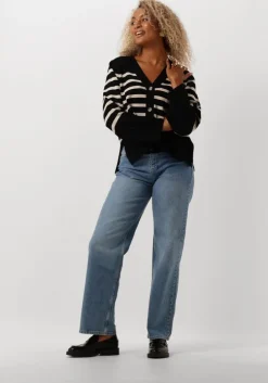 zwarte object vest objester l/s cardigan