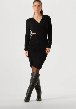 zwarte omoda atelier hoge laarzen x iris - pluk