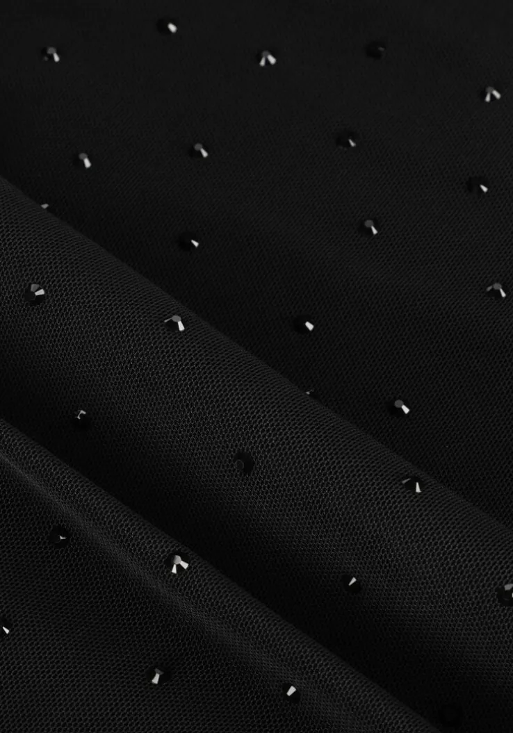 zwarte omoda atelier mini jurk x iris - ida