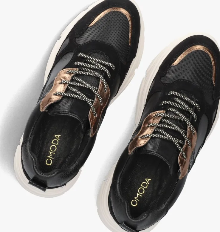 zwarte omoda lage sneakers jana