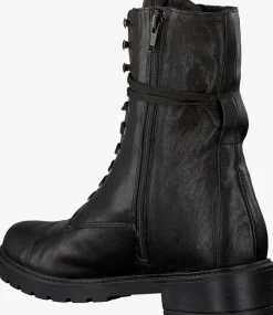 zwarte omoda veterboots 3259k106