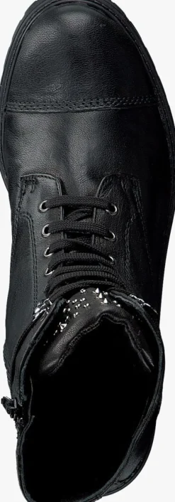 zwarte omoda veterboots 3259k106