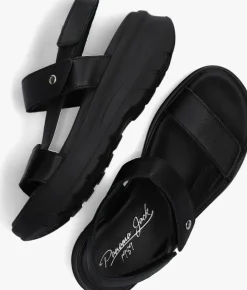 zwarte panama jack sandalen noor