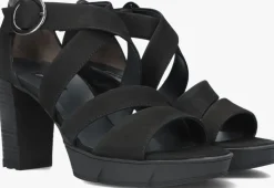 zwarte paul green sandalen 7942