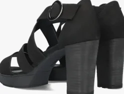 zwarte paul green sandalen 7942