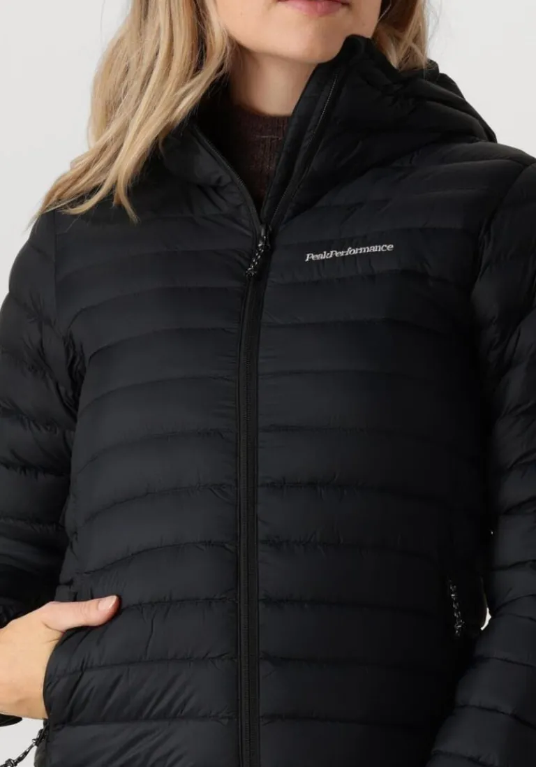 PEAK PERFORMANCE e gewatteerde jas w down liner hood jacket>DAMES Jassen