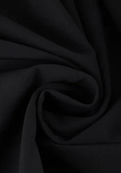 zwarte penn & ink midi jurk dress one shoulder