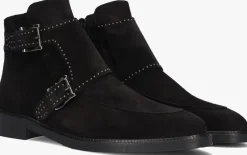 zwarte pertini enkellaarsjes 13476