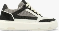 zwarte red-rag lage sneakers 71000 lois