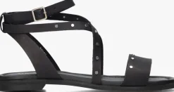 zwarte red-rag sandalen 79658