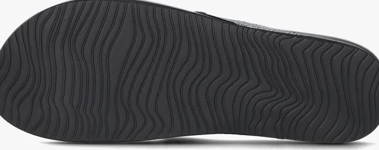 zwarte reef teenslippers cushion court