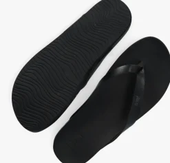 zwarte reef teenslippers cushion court