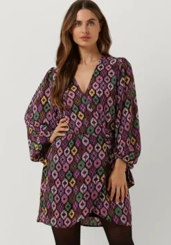 zwarte refined department mini jurk lotte