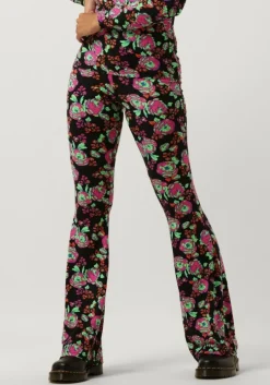 zwarte refined department flared broek abba