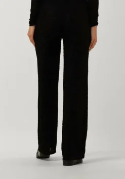 zwarte refined department wijde broek nova