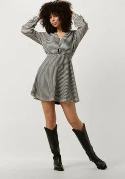 zwarte refined department mini jurk sheida