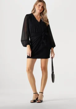 zwarte refined department mini jurk polina