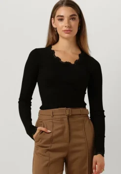 ROSEMUNDE e top babette silk t-shirt lace>DAMES Tops & T-Shirts