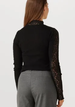 zwarte rosemunde top beatha ls regular lace