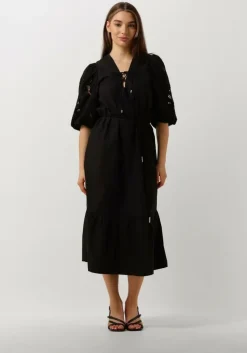 zwarte scarlett poppies midi jurk istanbul