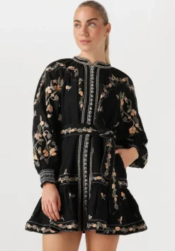 zwarte scarlett poppies mini jurk fiucci short dress