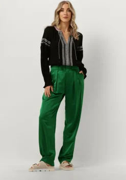 zwarte scotch & soda blouses balloon sleeve embroidery top