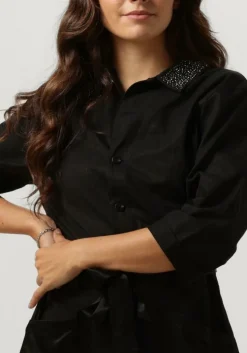 zwarte scotch & soda jumpsuit beaded collar jumpsuit