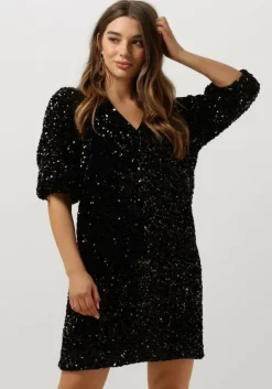 zwarte second female mini jurk winternalia dress