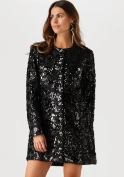 SECOND FEMALE e mini jurk flakes dress>DAMES Jurken