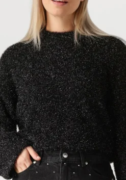 zwarte second female trui lamilla knit o-neck