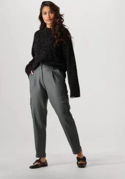 zwarte second female trui lamilla knit o-neck